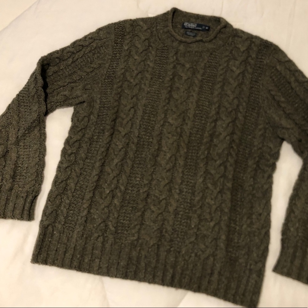 Vintage Polo Ralph Lauren Cableknit Sweater